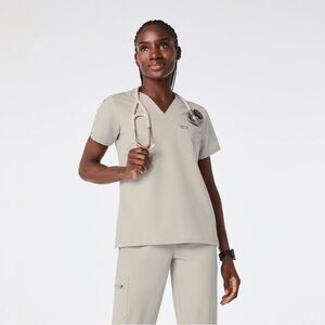 FIGS Catalina Top Bone